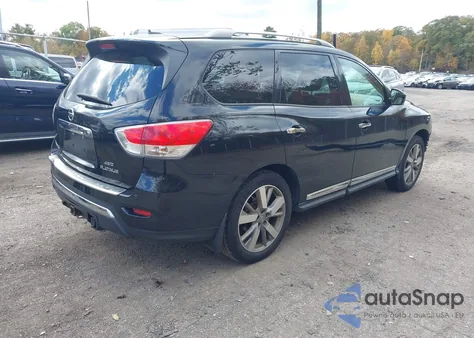 2015 Nissan Pathfinder Platinum from USA, damaged, VIN 5N1AR2MM1FC698138